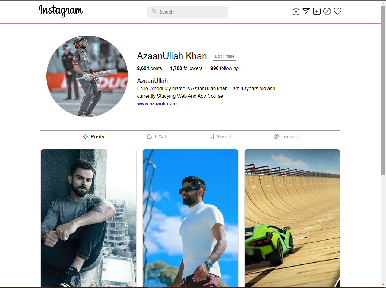 website
